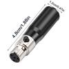 Mini 4Pin XLR Female 3Pin MIni XLR Male Connector for Reliable Auditory Equipment Interfacing