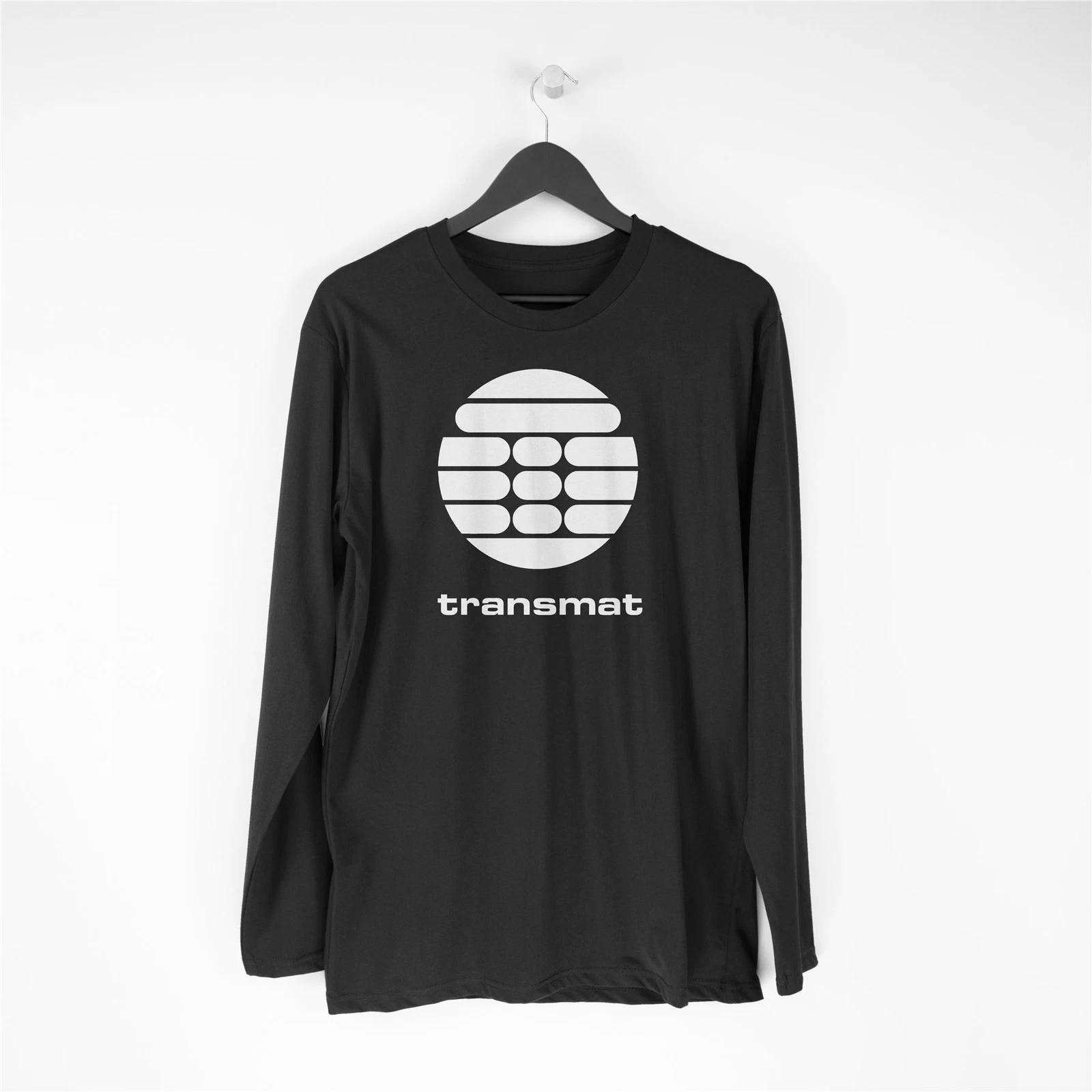 Transmat Records Long Sleeve T Shirt - Detroit Techno Derrick May House Music L