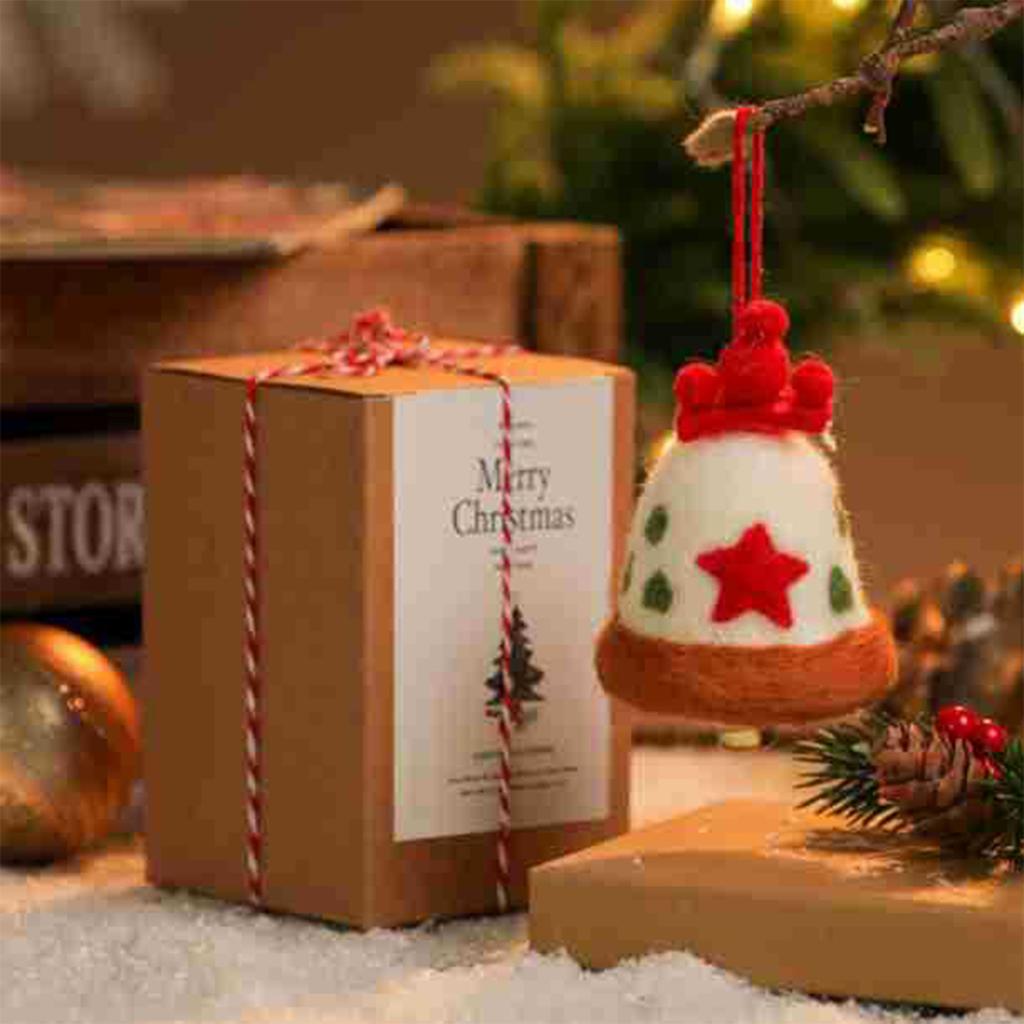 Christmas Decorations Wool Bell Snowman Pendant Old Man Gift Christmas Tree Ornaments