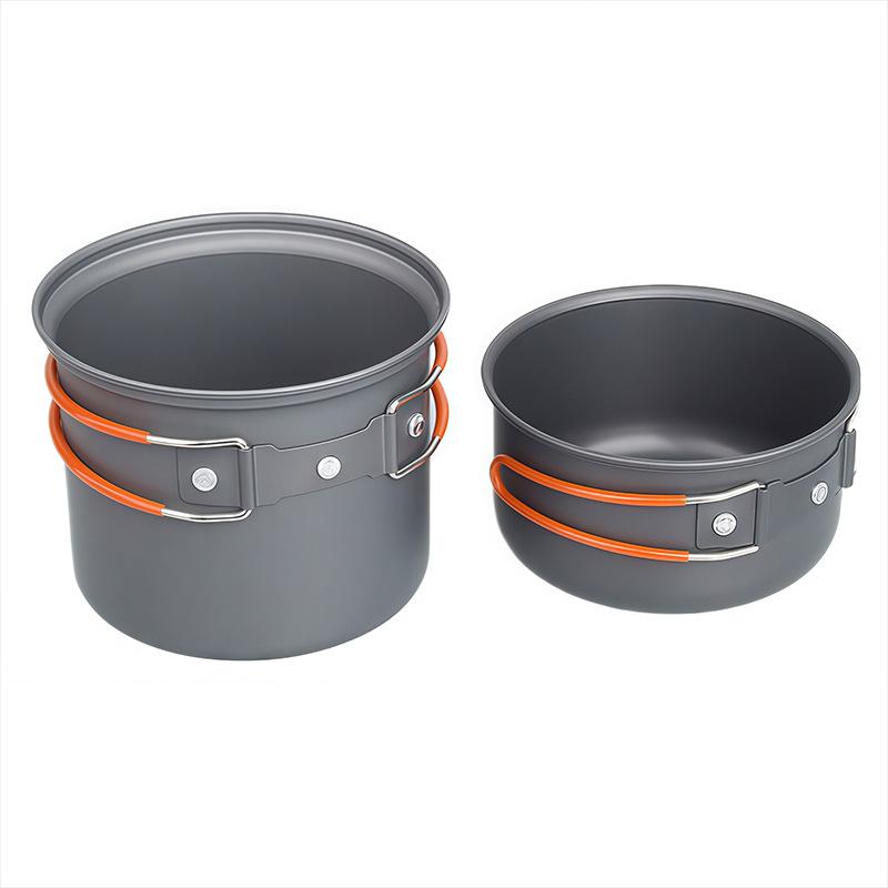 Casserole de camping extérieure équipement de pique-nique de camping set de casseroles de pique-nique portables