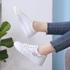 Spring and Autumn New Embroidered Casual Women's Shoes Fashionable Comfortable and Breathable Flat Running Shoes NO:9528
