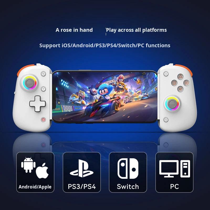 With RGB Double Hall Rocker Precise Control Game Handle Joystick for PS XBOX ANDROID Game Accessories