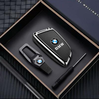 Сплав цинка Кожа Для BMW X1 X3 X4 X5 X6 F15 F16 G30 3 5 7 Серии G11 F48 Автомобильный Брелок Чехол Оболочка Защита Брелок vdkc30 cwrt0