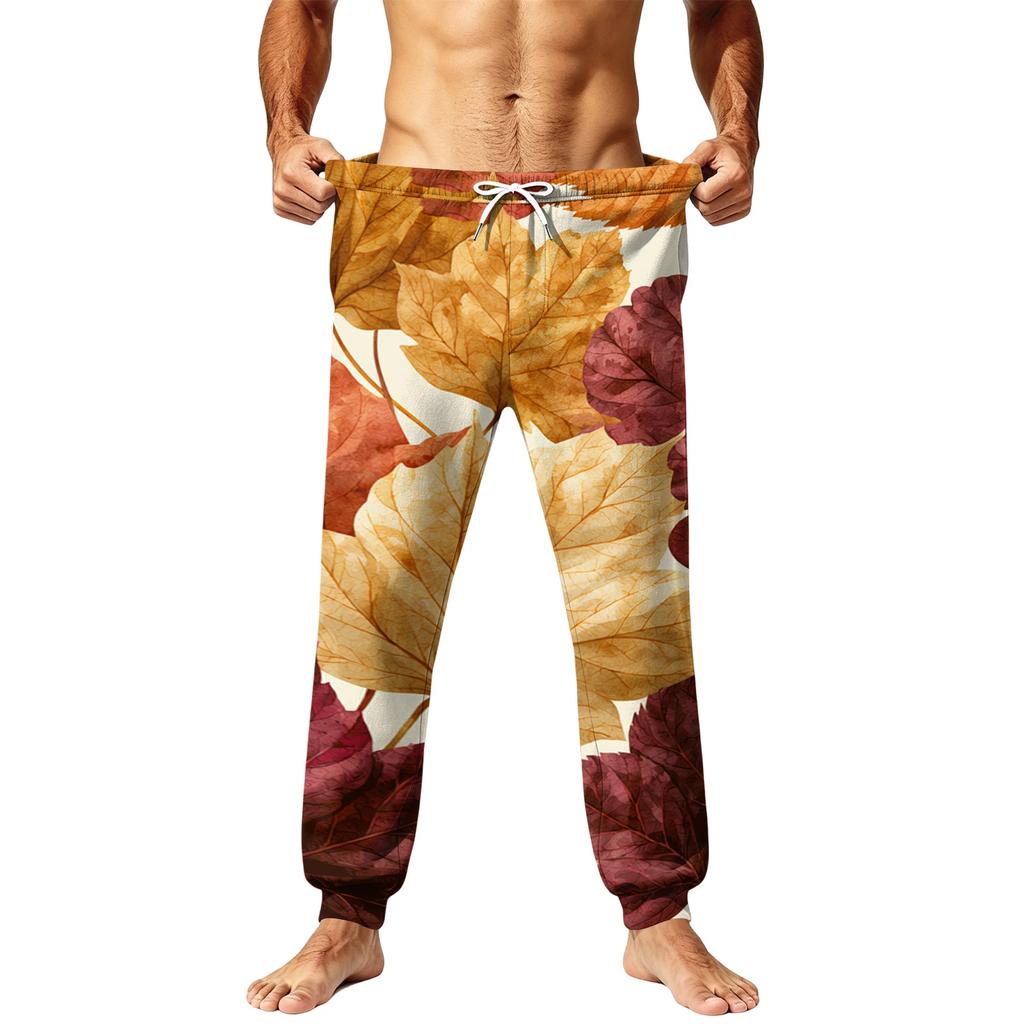Men's Sleep Pants for Fall and Winter, Pajama Bottoms for Cold Home Lounging and Bedtime