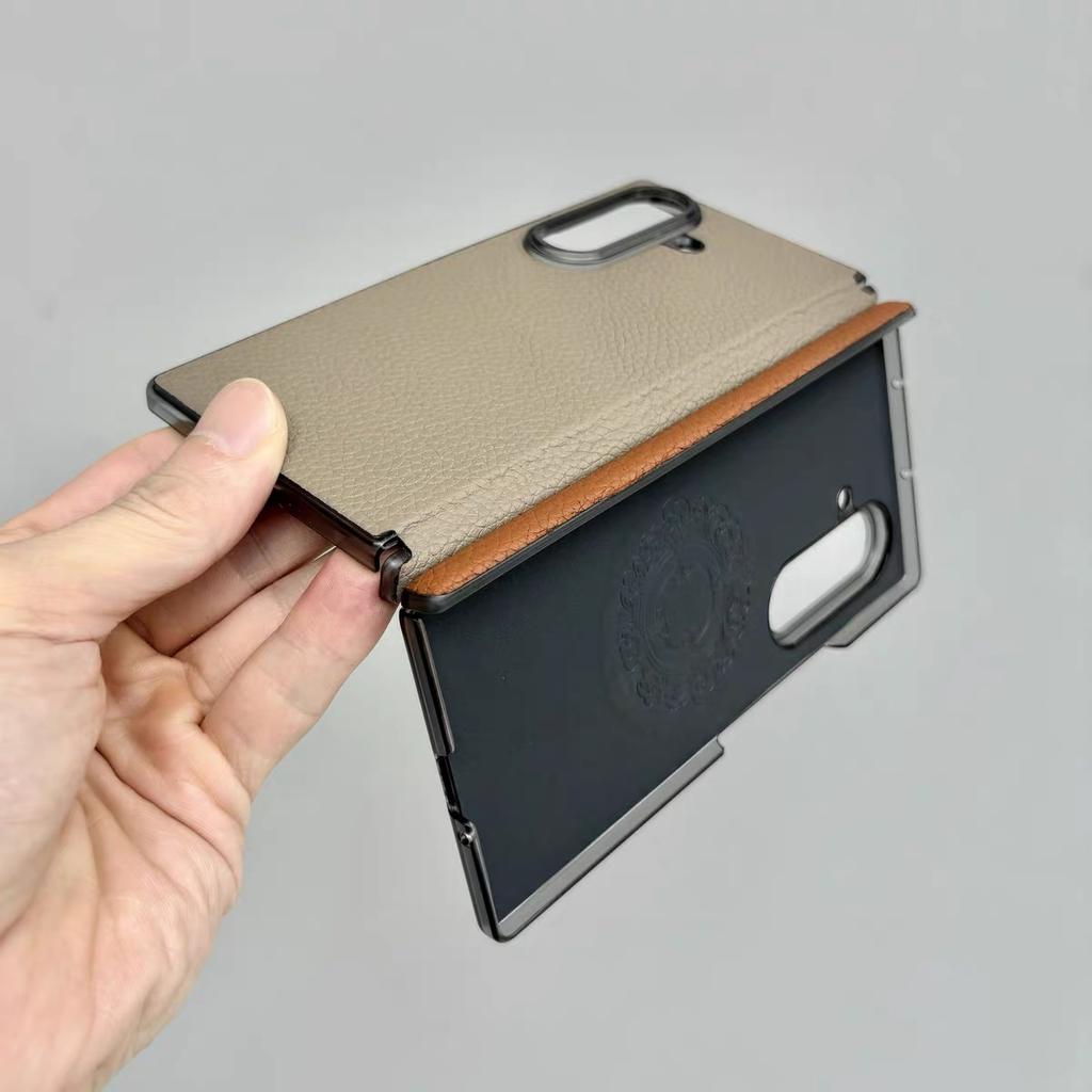 100% Originální kožené magnetické pouzdro pro Samsung Galaxy Z Fold8 Fold 8 Ultra s Magsafe Luxusní kryt z hovězí kůže pro Fold8 Wide