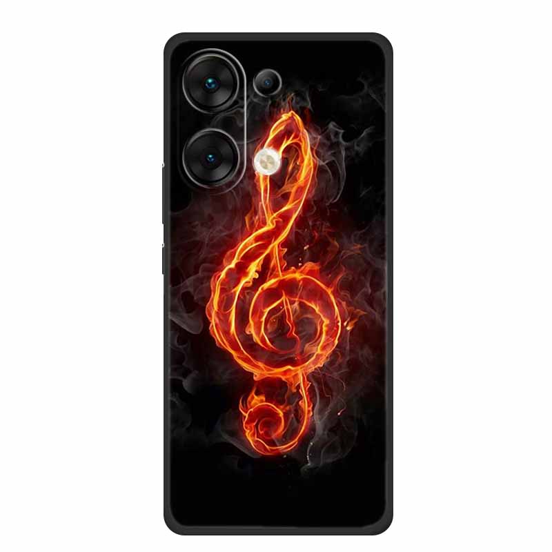 For Xiaomi Poco M6 Pro 4G Case 6.67" Animals TPU Soft Silicone Back Cover Phone Cases for POCOM6 Pro 4G Protector Wolf Cool Para