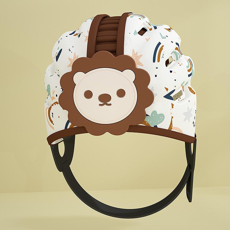 Casco per bambini, carino, traspirante, leggero, protezione per la testa per neonati che gattonano e camminano.