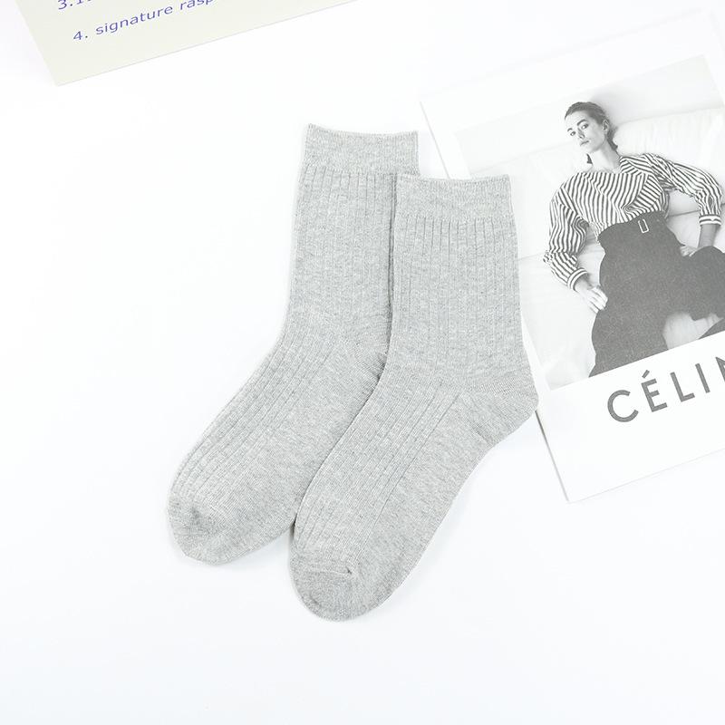 Men's Combed Cotton Socks - Sweat-Absorbing, Breathable, Long Tube, Thickened, Business Style