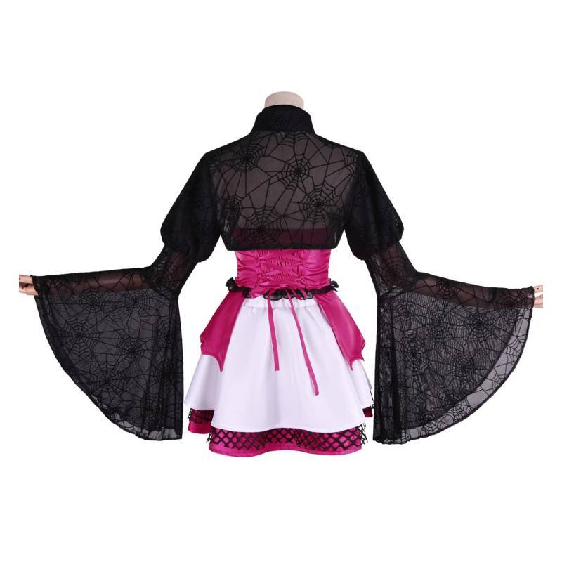 Monster High Draculaura Cosplay Costume For Halloween Vampire Lolita Short Skirt For Women