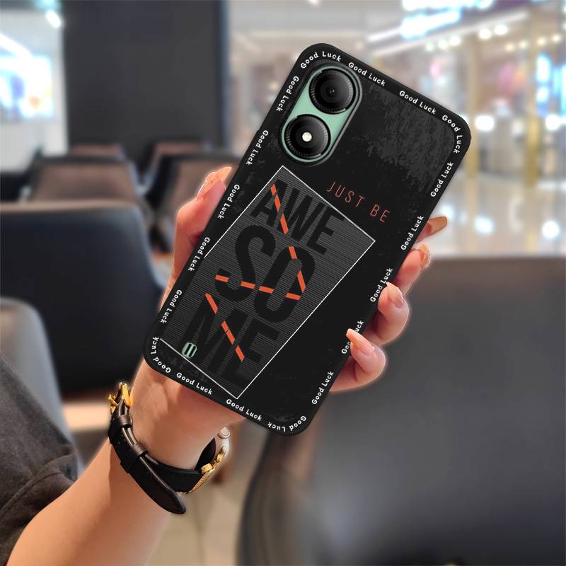Waterproof Graffiti Phone Case For ZTE Blade A33s Cute Silicone Shockproof Full Wrap Dirt-resistant Protective TPU