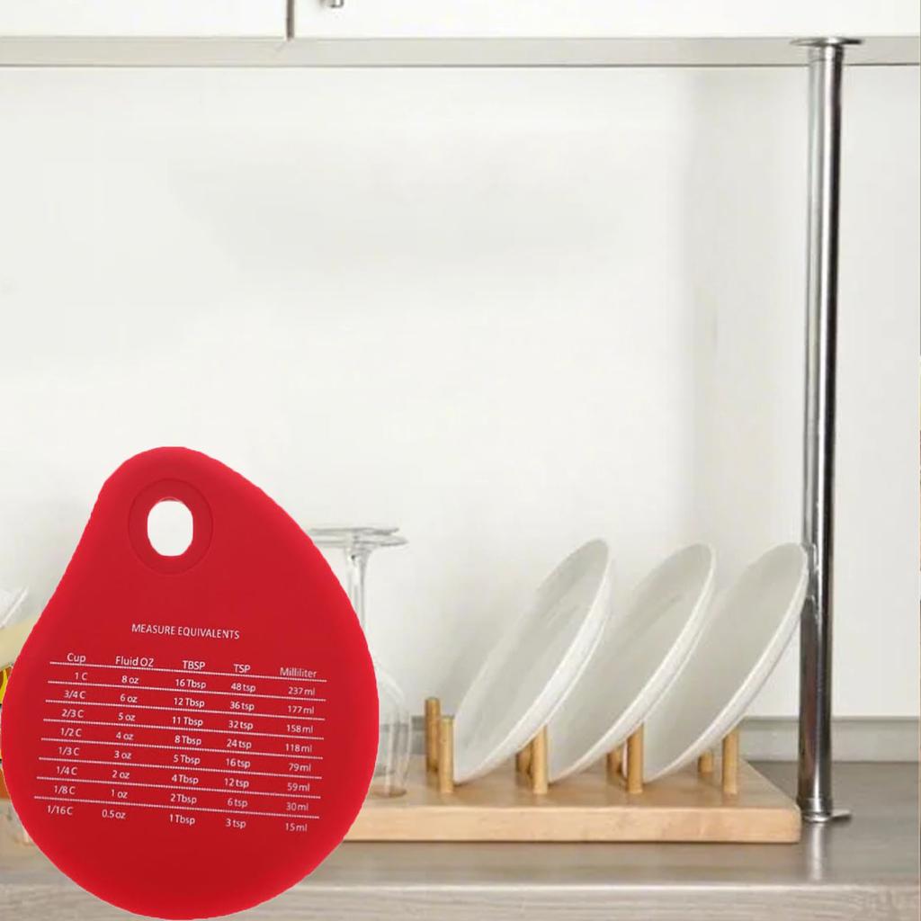 Silikon Schaber Brotschneidebrett Backen Multifunktionaler Schaber Hochtemperaturbeständig Skala Mehlschaber Schneidemesser