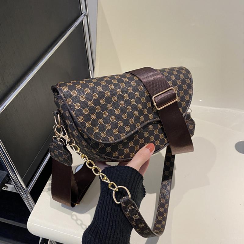 Women Saddle Shoulder Bag Portable Female Clutch Purse Handbags Crossbody Bag Fashion Ladies Small Messenger Bags CLE
