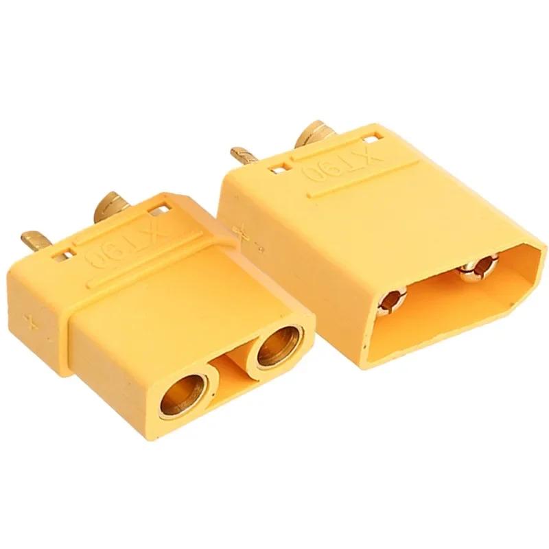 High Current XT90 Male Female Connector with Cover Welding Terminal Connector for Lithium Polymer Battery Model Charge Lead Plug