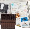 Timeblocks Connected Calendar Stamp Reusable Consolidated Number Stamp Time Blocks Customizable Build Months Weeks Lists for Card Making Scrapbooking