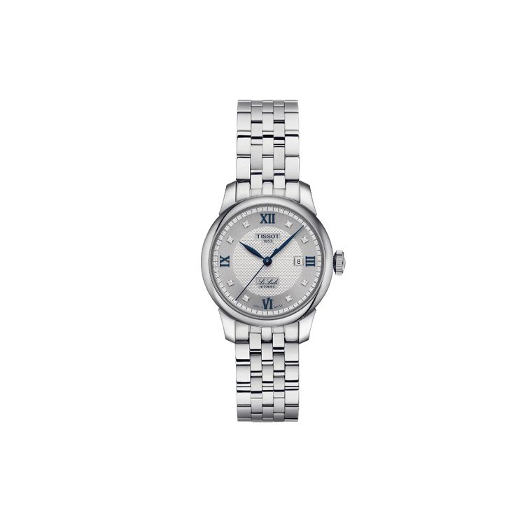 Tissot Women's Silver Le Locle 20Th Anniversary Automatic Mechanical Movement 30M Water Resistant Watch 29Mm Dial Stainless Steel Bracelet T006.207.11.036.01