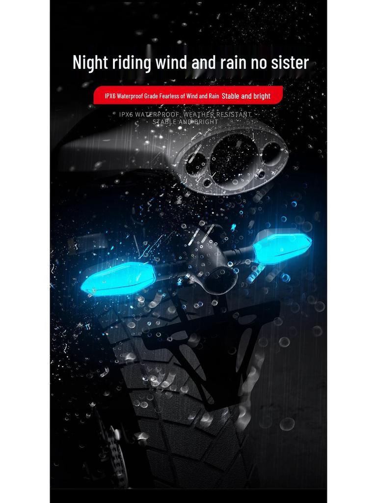 Motorcycle LED Sequential Turn Signal & Taillight for Electric Scooters