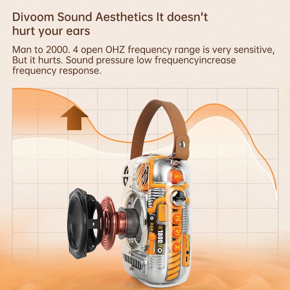 Divoom Spark-Pro Bluetooth Portable Speaker