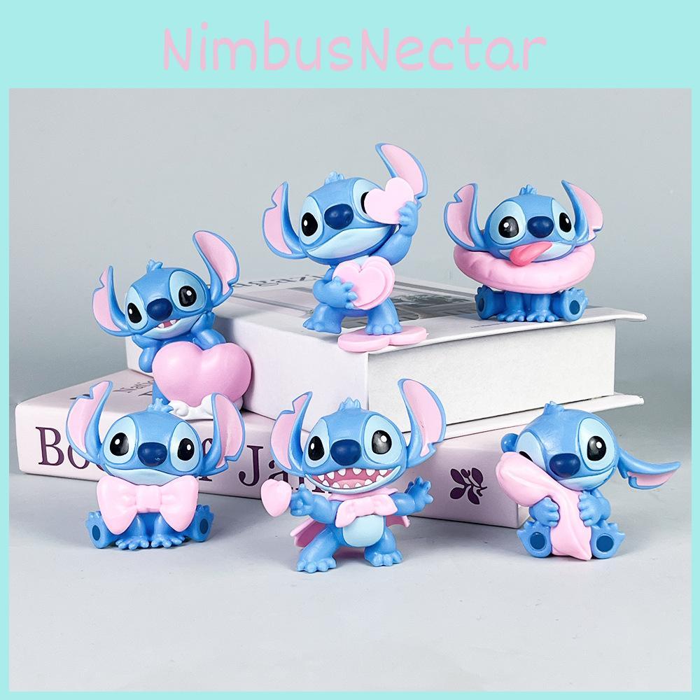 Lilo Action Stitch Figure Cartoon Model Toy Decoration Doll Ornament Children