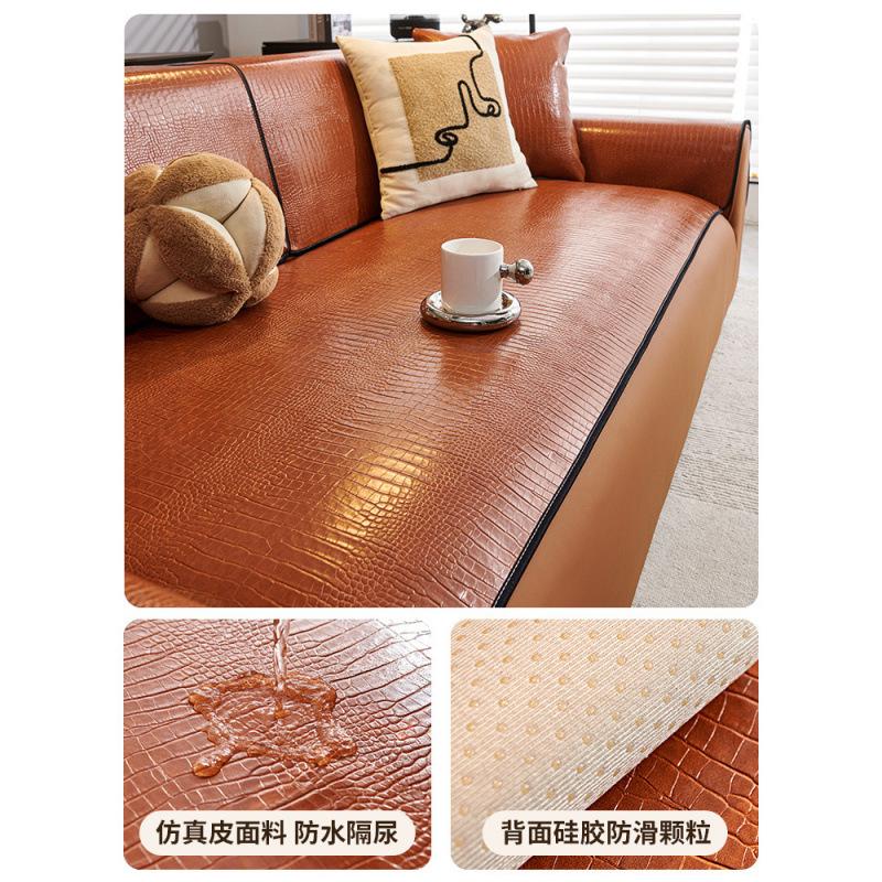 

Waterproof Urine-Proof Simulated Leather, Anti-Cat Scratching Sofa Cushion, Universal In All Seasons, Non-Sticky Hair, Non-Slip Seat Cushion,Cloth 78*80cm