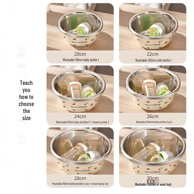 Handon Stainless Steel Mixing and Draining Basin Set