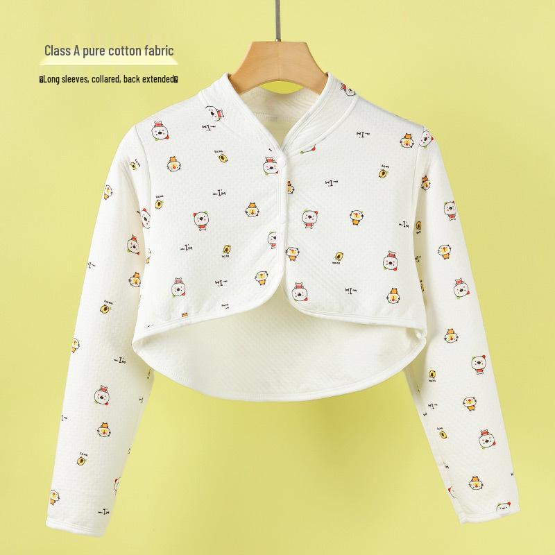 Pure Cotton Postpartum Shoulder Protector: Long Sleeve Warm Shawl for Pregnant Women and New Mothers.