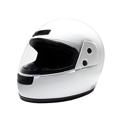 B&B Full Face Helmet White BB100