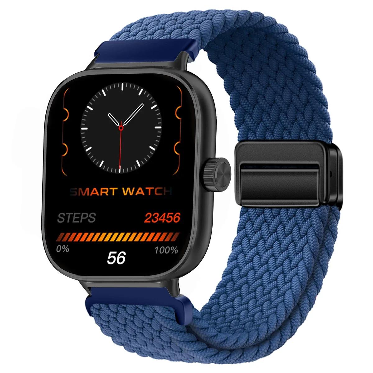 

Магнитная петля для Xiaomi Redmi Watch 5 4 Ремешок Регулируемый плетеный спортивный нейлоновый сменный ремешок браслет Miband 8pro 9pro For Redmi watch 5