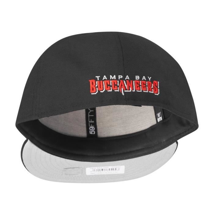 Casquette New Era 59Fifty - NFL Tampa Bay Buccaneers - Noir - Homme - 100% laine