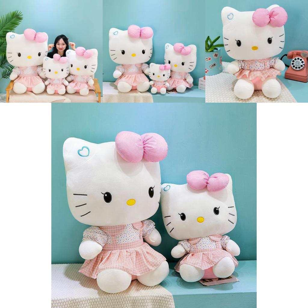 Hello Kitty Plush Toy With Dot Dress For Kids Girls And Boys Birthday Gift