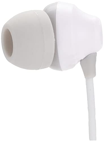 ELECOM Fast Music F12C Stereo Earphones, In-Ear Type, 3.5mm Diameter, with Microphone, 10.0mm Diameter, White, EHP-F12CMWH