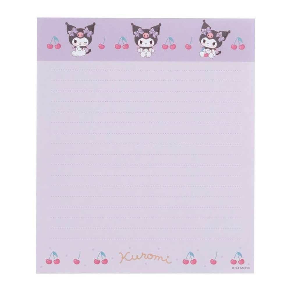 Sanrio Letter Set 16cm X X 22cm 493937 Character-Shaped (Kuromi) Package Approx. (W) 0.8cm (D) (H)