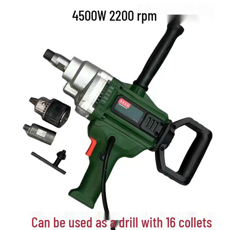 Heavy Duty 4500W High Power Concrete Mixer for Cement & Putty