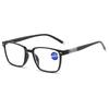 High-definition Comfortable Presbyopia Glasses Men's Fashion Anti Blue Light Reading Glasses Black Full Frame Hyperopia Eyewear