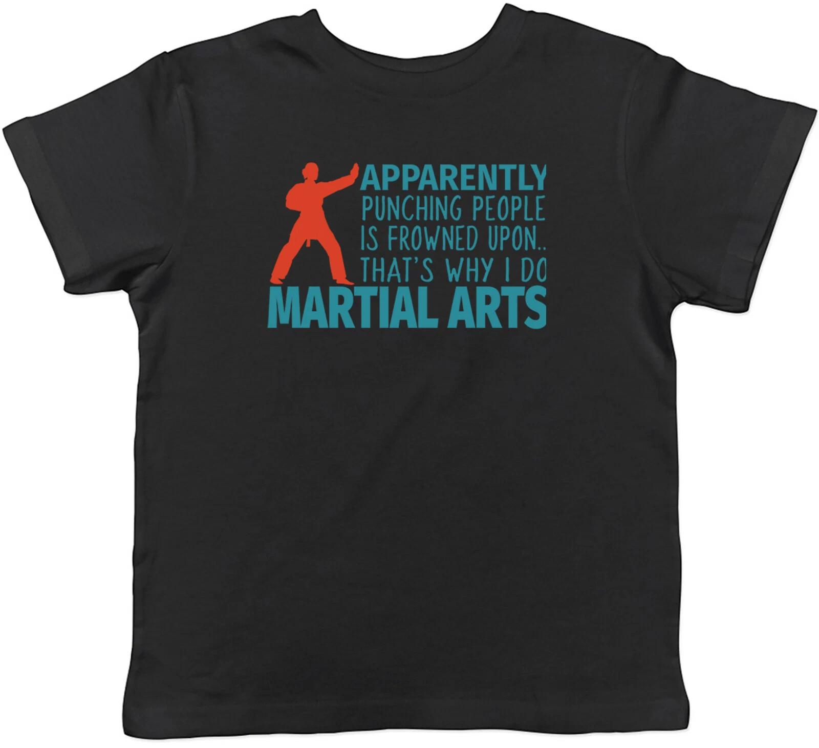 

I Do Martial Arts Kids T-Shirt Karate Taekwondo Kung Fu Childrens Boy Girls Gift 130