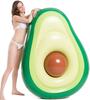 Inflatable Avocado Pool Float Floatie with Ball Swimming Ring Water Sport Summer Beach Swimming Mattress Party Toys Lounge Raft