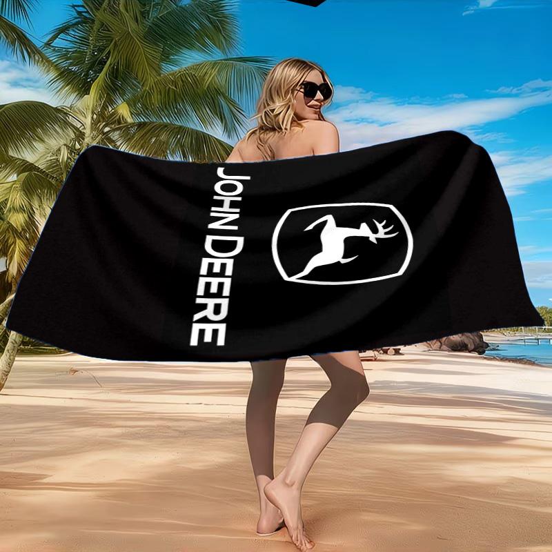 John Deere Design Beach Towel, Quick-drying, Easy to Care for, Suitable for Both Fitness and Beach Vacations,Sports Essential
