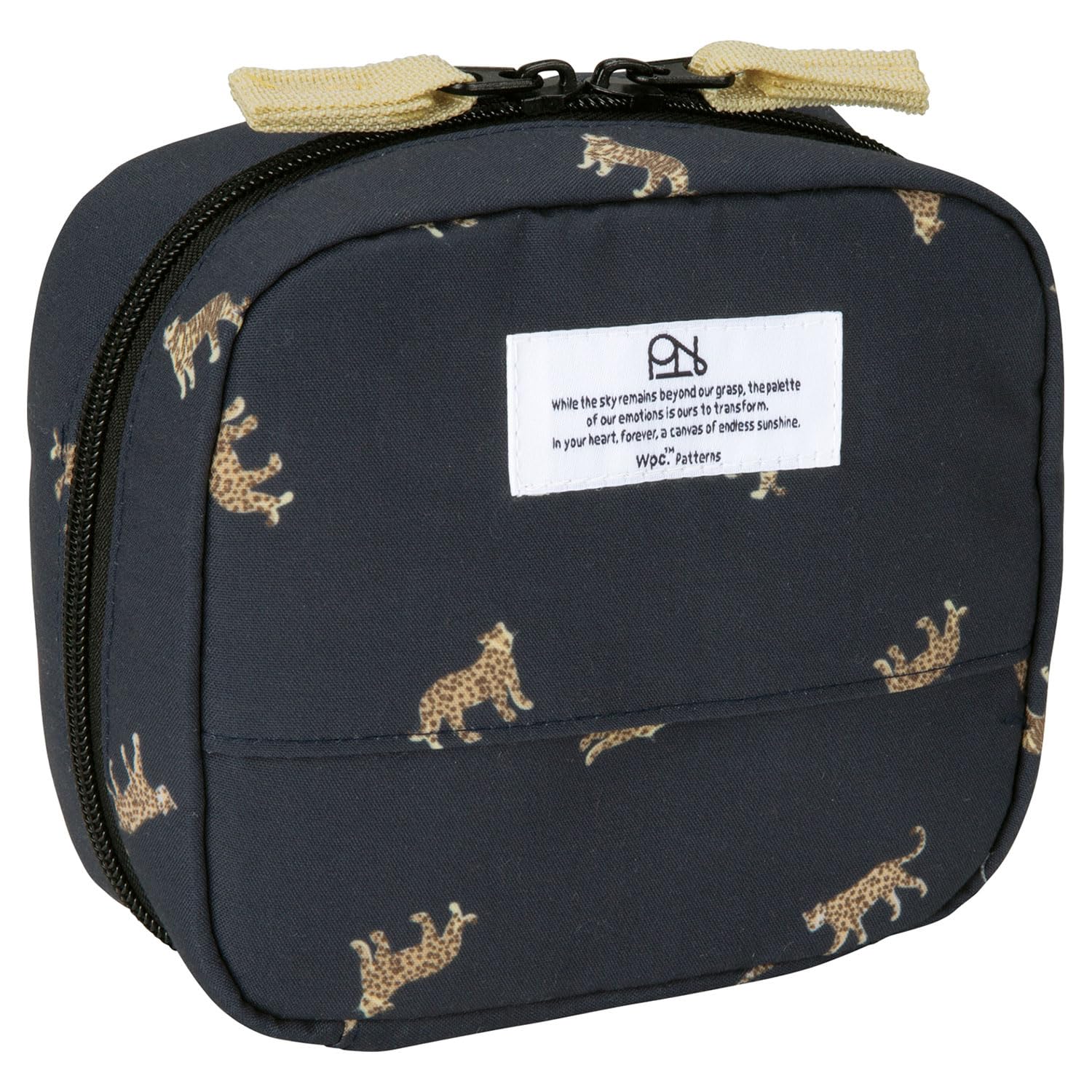 

Patterns Square Pouch Leopard Tiger Navy [2025] Wpc. Water-Repellent & W140-393-204