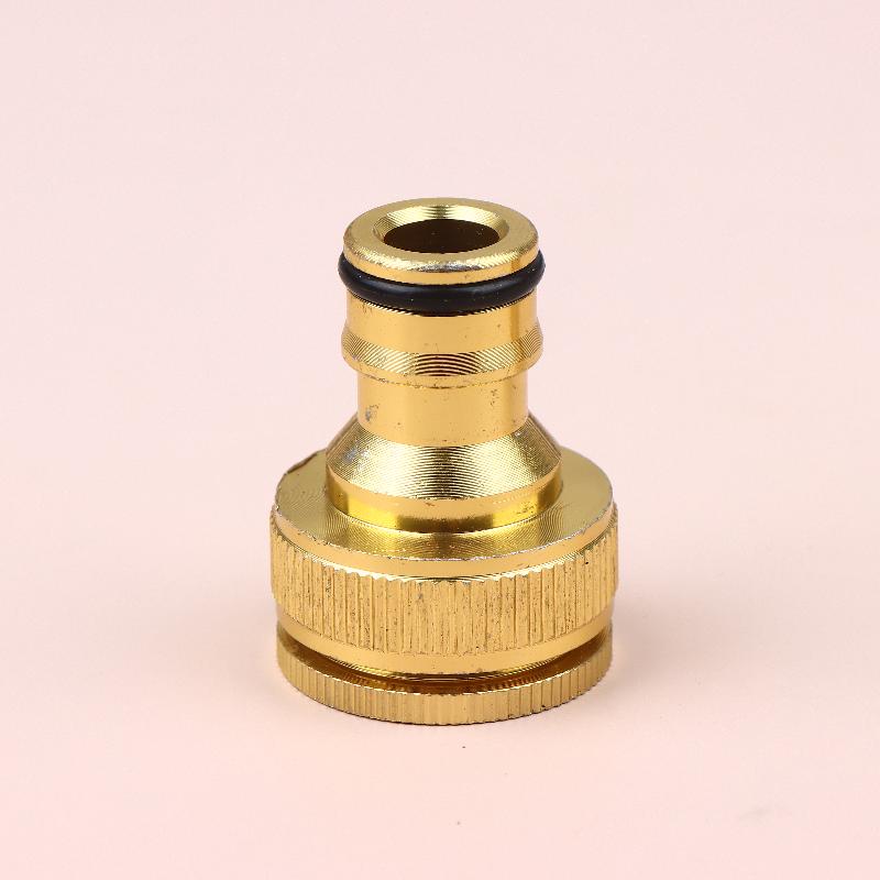 2Pcs Standard Aluminum Hose Connector Set - 4/6'' Tap Fitting Quick Connect For Garden Pipes Hose Connector