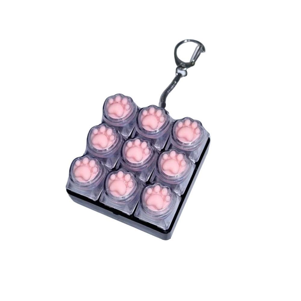 9Keys Keyboard Clicker Toy DIY Keyboard Clicker Toy Relaxing Finger Keyboard Cap  Pass Time