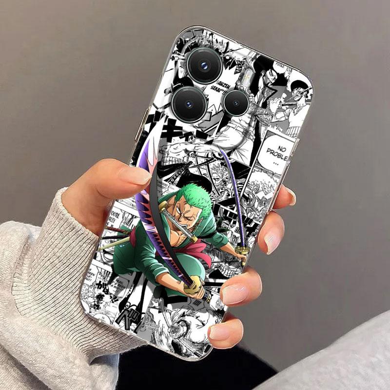 Japanese Anime Ones Zoro Piece Luffy Case For Redmi Note 15 14 13 12 11 10 Pro Plus 5G Cover For Redmi 15C 15 14C 13C Phone Case