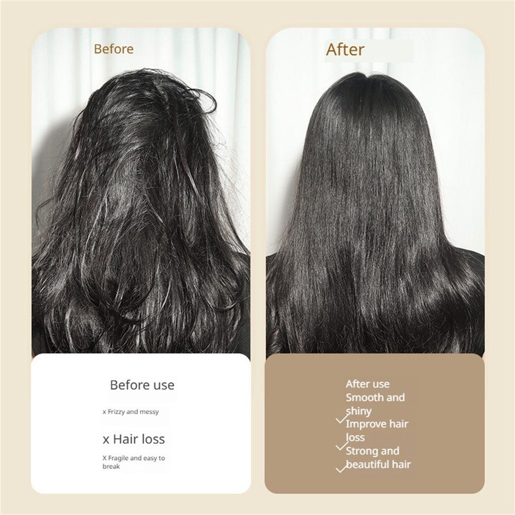 Ebony Pig Bristle Comb Straight Hair  Comb Hair Massage Comb Cushion Large Plate Comb Hair Tools