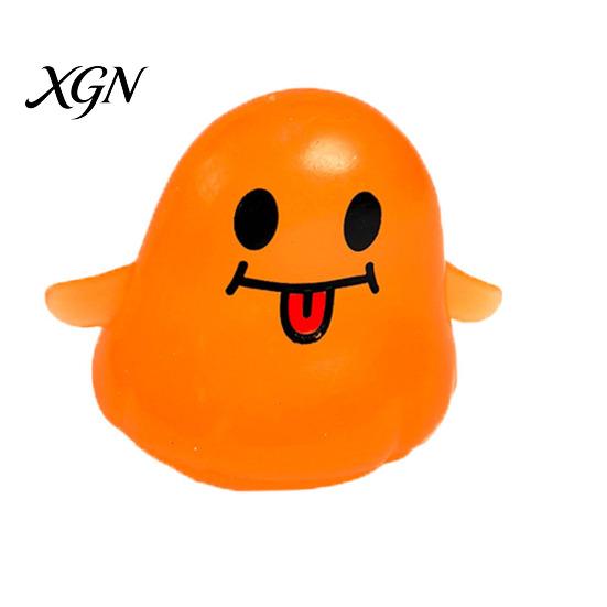 Ghost Fidget Toy Glitter Squeeze Stress Relief Transparent TPR Ball Slow Rising Decompression Sensory Halloween Party Favors