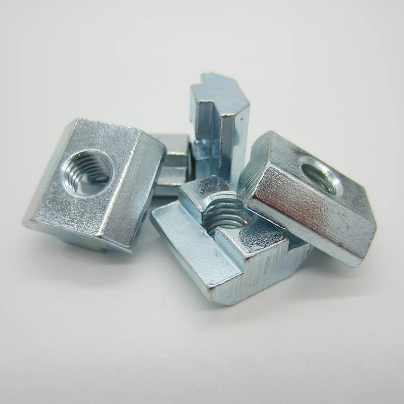 M3 M4 M5 M6 M8 M10 T Block Square nuts T-Track Sliding Hammer Nut for Fastener Aluminum Profile 2020 3030 4040 4545