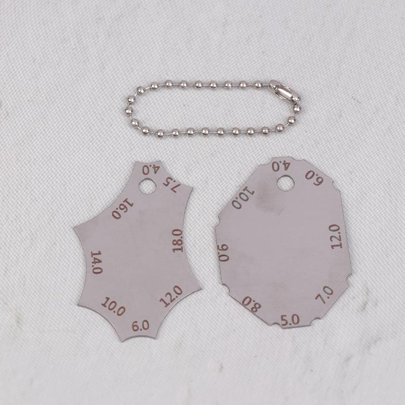 Welding Joint Two-Piece Gauge Fillet Weld Welding Throat Depth Leg Length Gauge Ruler Welder Inspection Tool