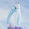 Pet Nail Clippers with Built-in LED Light Safety Guards Illuminated Pet Nail Clipper Enhanced Visibility Nail Trimmers Pet Grooming Nail Care