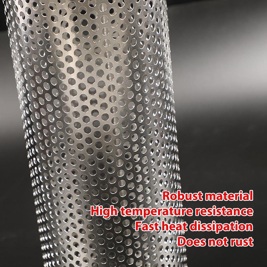 Stainless Steel Wood Stove Pipe Heat Shield, Anti-Scald Protector Net for Hot Tent Chimney Flue,  Camping Heater Accessories