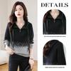 Women's Autumn 2025 Hooded Raglan Knit Top
