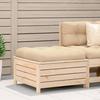VidaXL Garden Footrest with Cushion, Coffee Table, Bar Stool, Outdoor Patio Backyard Furniture, 844925