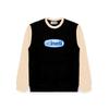 Gruppo Cinelli Crewneck Long Sweatshirt, Sleeve, Oval, Black/White