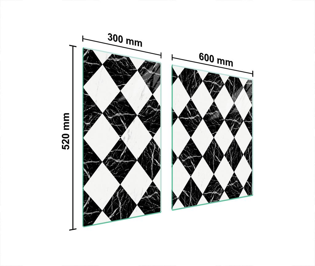 PLACA PROTECTORA DE CRISTAL PARA COCINA 90x52 MOSAICO